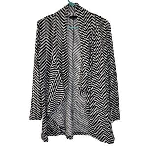 3/$20 The Limited Black & White Open Front Cardigan